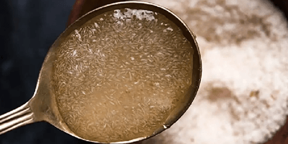 Foto del Psyllium mezclado con agua